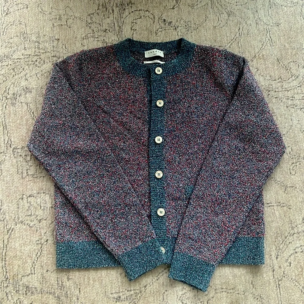 Like New Sandro Violet Cardigan - Picture 2 of 11